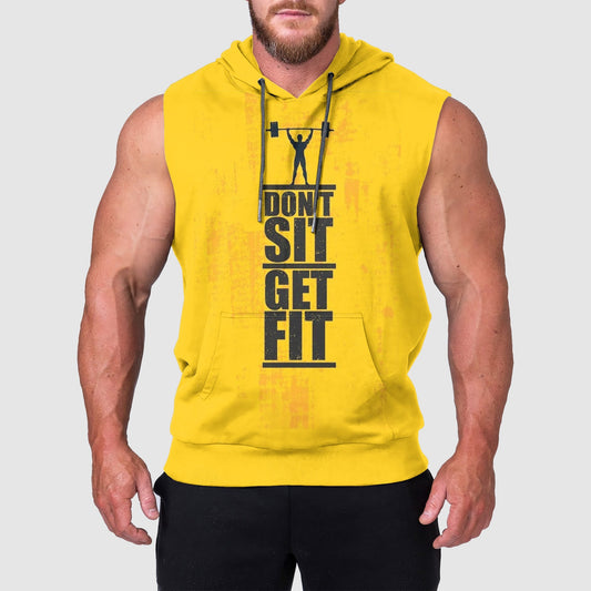 Ultimate Gym Sleeveless Hoodie for Men: Stay Cool and Comfy During Intense Workouts- TT00188