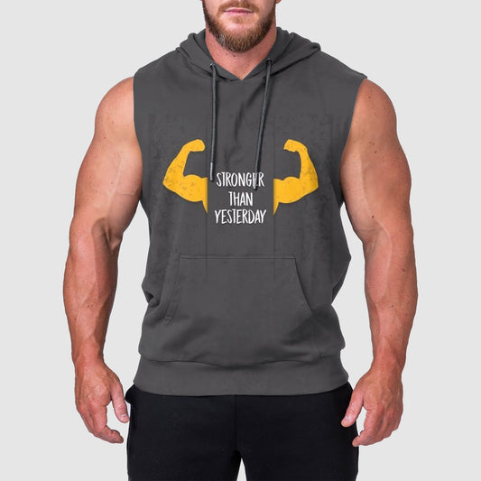 Ultimate Gym Sleeveless Hoodie for Men: Stay Cool and Comfy During Intense Workouts- TT00192