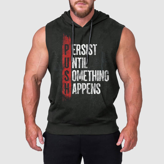 Ultimate Gym Sleeveless Hoodie for Men: Stay Cool and Comfy During Intense Workouts- TT00195