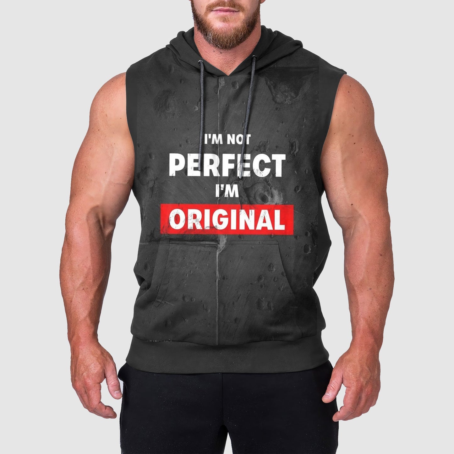 Ultimate Gym Sleeveless Hoodie for Men: Stay Cool and Comfy During Intense Workouts- TT00196