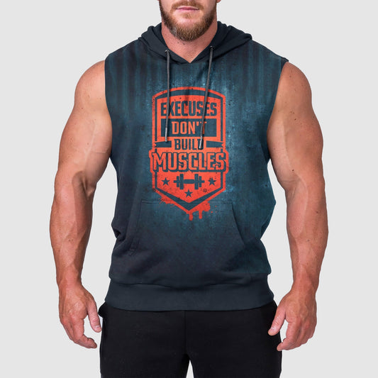 Ultimate Gym Sleeveless Hoodie for Men: Stay Cool and Comfy During Intense Workouts- TT00203