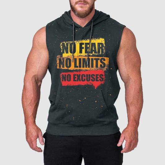 Ultimate Gym Sleeveless Hoodie for Men: Stay Cool and Comfy During Intense Workouts- TT00206