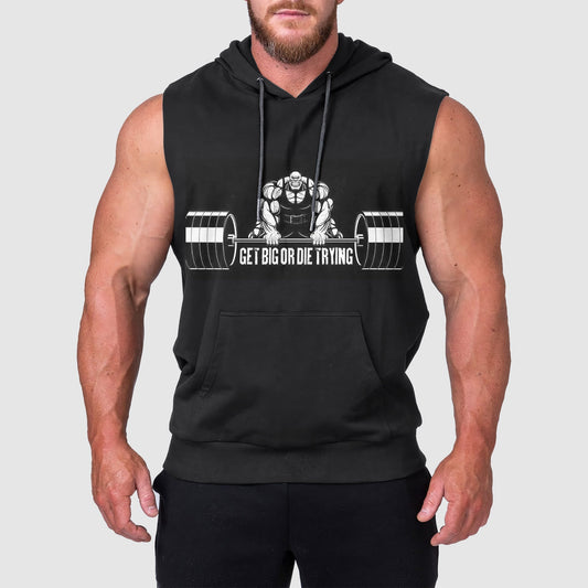 Ultimate Gym Sleeveless Hoodie for Men: Stay Cool and Comfy During Intense Workouts- TT00209