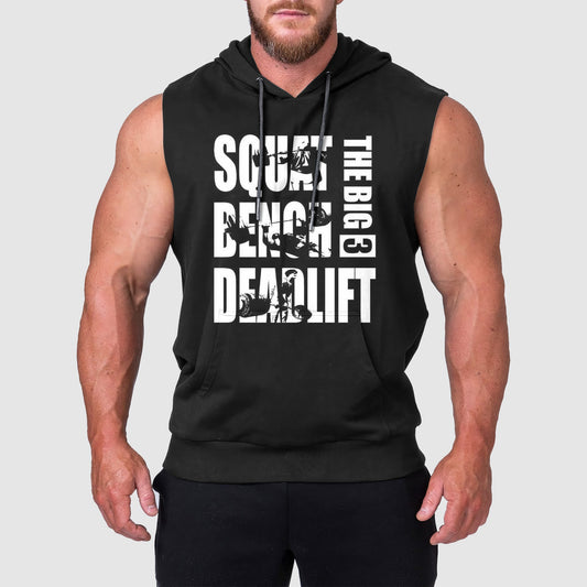 Ultimate Gym Sleeveless Hoodie for Men: Stay Cool and Comfy During Intense Workouts- TT00212