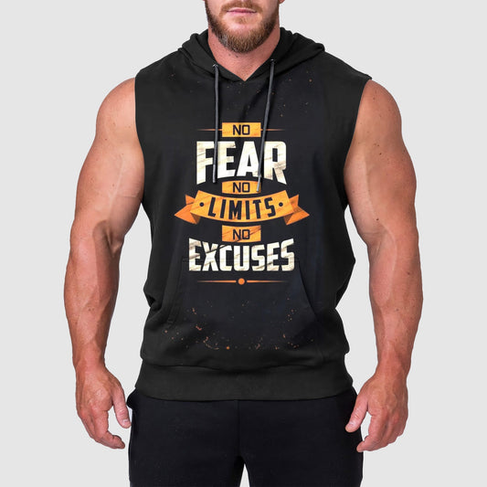 Ultimate Gym Sleeveless Hoodie for Men: Stay Cool and Comfy During Intense Workouts- TT00214