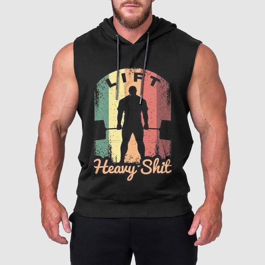 Ultimate Gym Sleeveless Hoodie for Men: Stay Cool and Comfy During Intense Workouts- TT00218