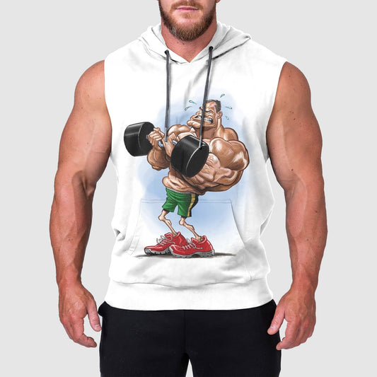 Ultimate Gym Sleeveless Hoodie for Men: Stay Cool and Comfy During Intense Workouts- TT00221