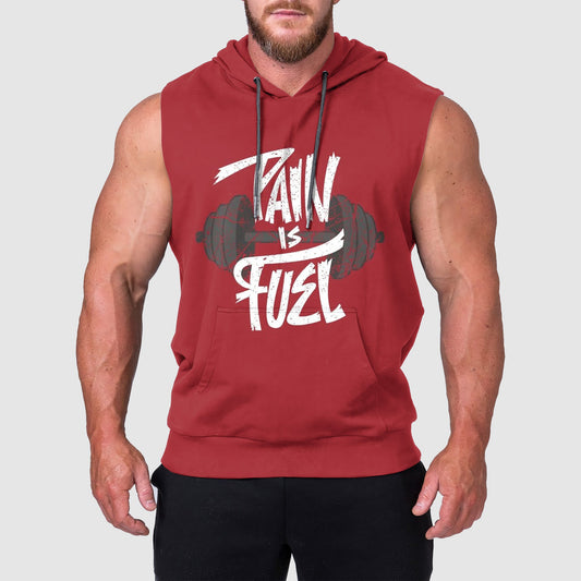 Ultimate Gym Sleeveless Hoodie for Men: Stay Cool and Comfy During Intense Workouts- TT00223