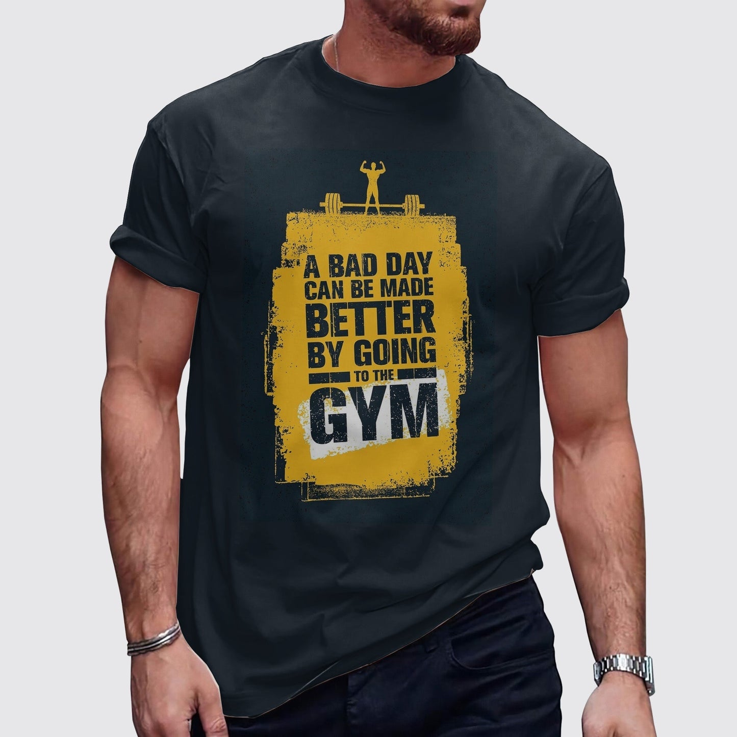 Ultimate Gym T-shirt for Men: Stay Cool and Comfy During Intense Workouts- TT00269