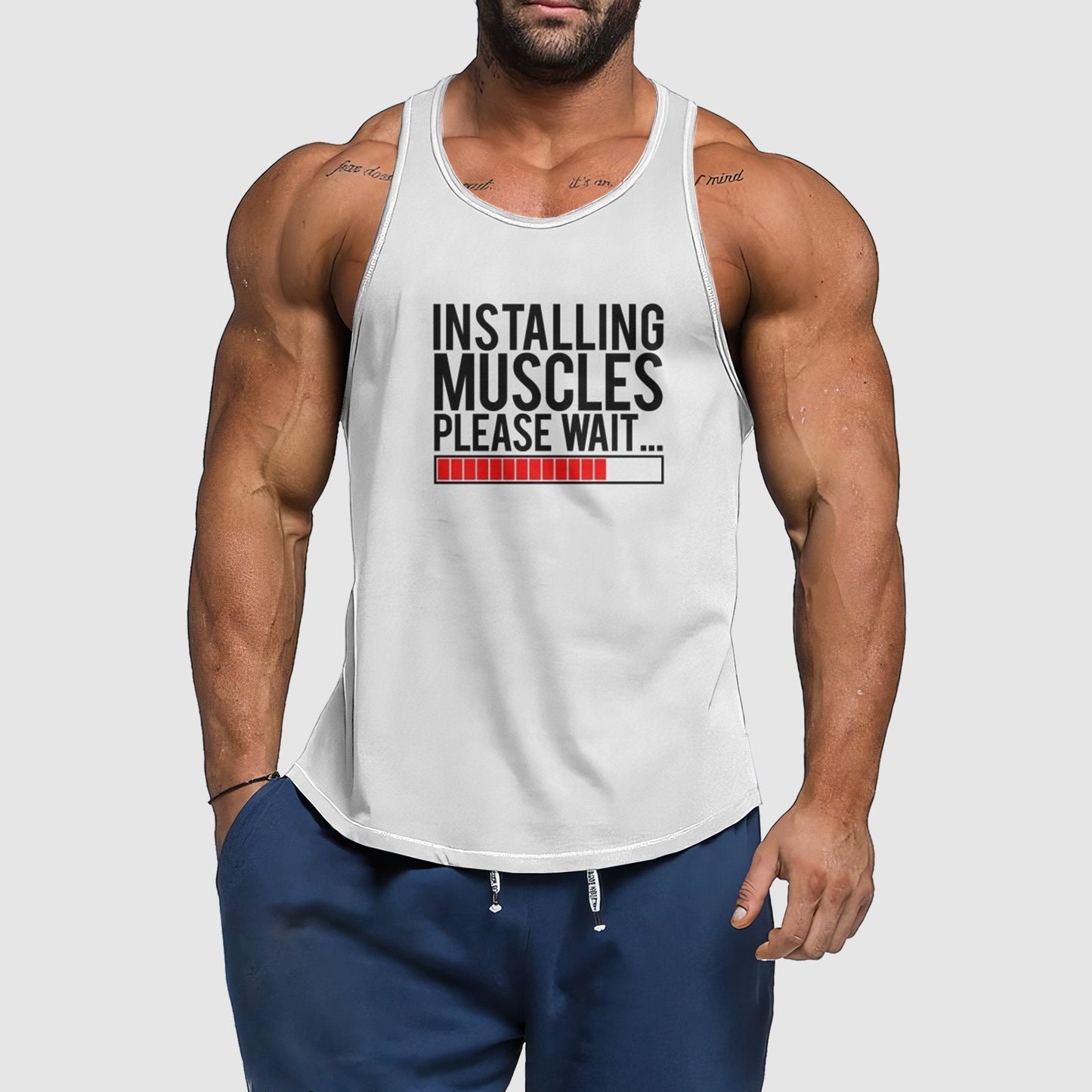 Ultimate Gym Tank Top for Men: Stay Cool and Comfy During Intense Workouts- TT00357