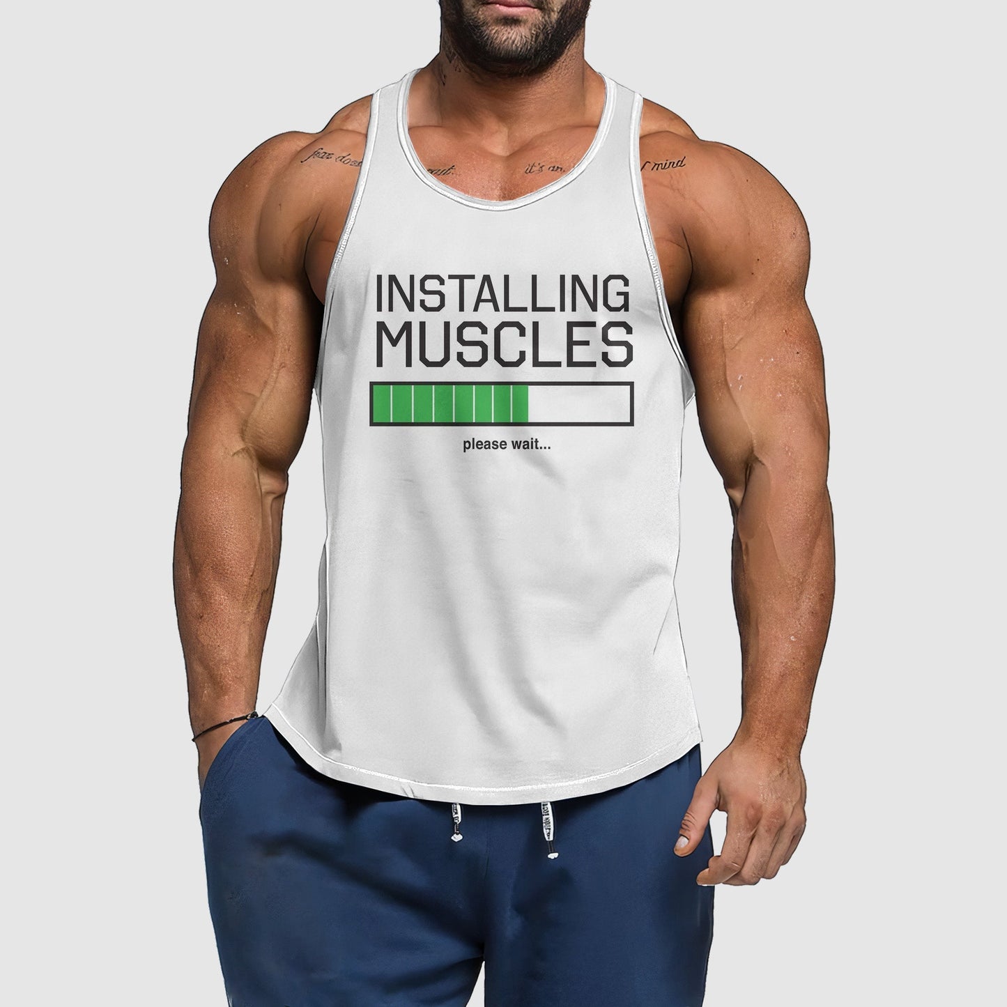 Ultimate Gym Tank Top for Men: Stay Cool and Comfy During Intense Workouts- TT00360