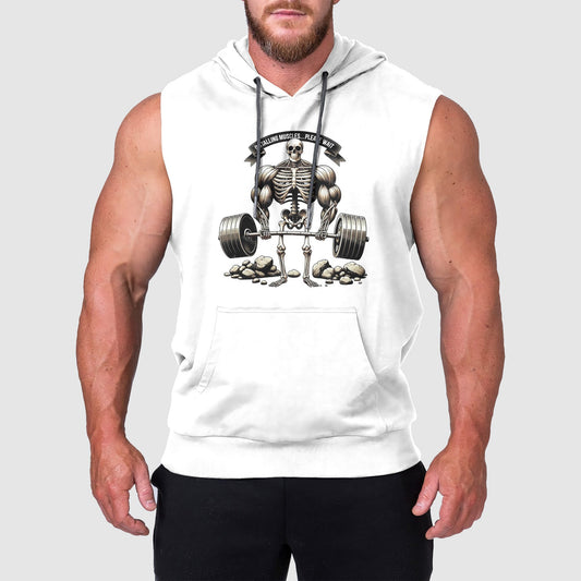 Ultimate Gym Sleeveless Hoodie for Men: Stay Cool and Comfy During Intense Workouts- TT00365