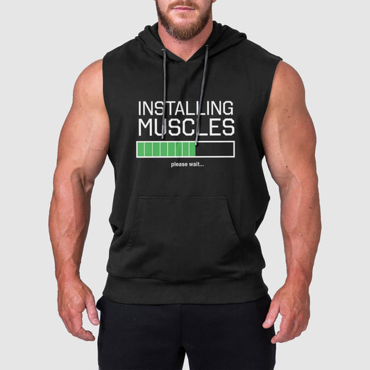 Ultimate Gym Sleeveless Hoodie for Men: Stay Cool and Comfy During Intense Workouts- TT00367