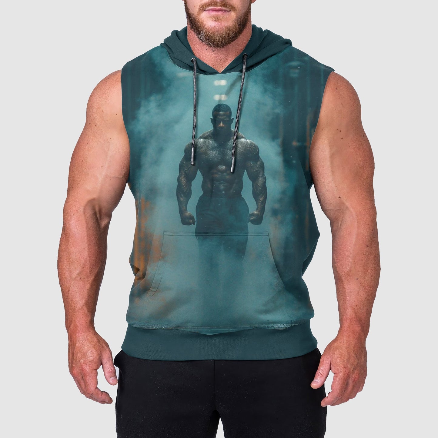 Ultimate Gym Sleeveless Hoodie for Men: Stay Cool and Comfy During Intense Workouts- TT00567