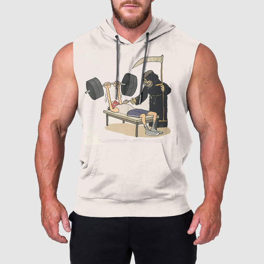 Ultimate Gym Sleeveless Hoodie for Men: Stay Cool and Comfy During Intense Workouts- TT00573