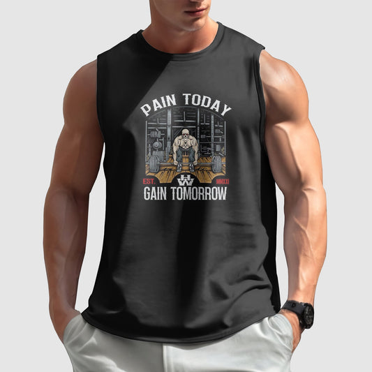 Gym-Ready Round Neck Tank Top- TT00585