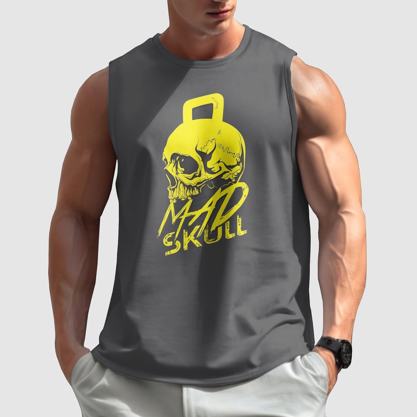 Gym-Ready Round Neck Tank Top- TT00592