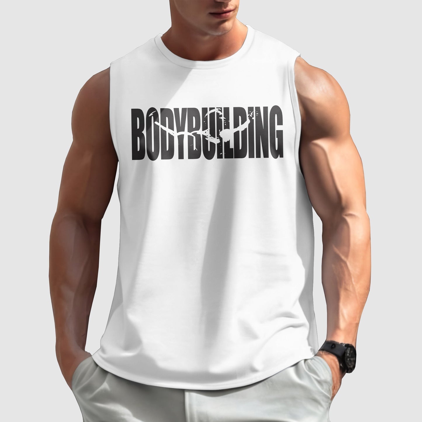 Gym-Ready Round Neck Tank Top- TT00608