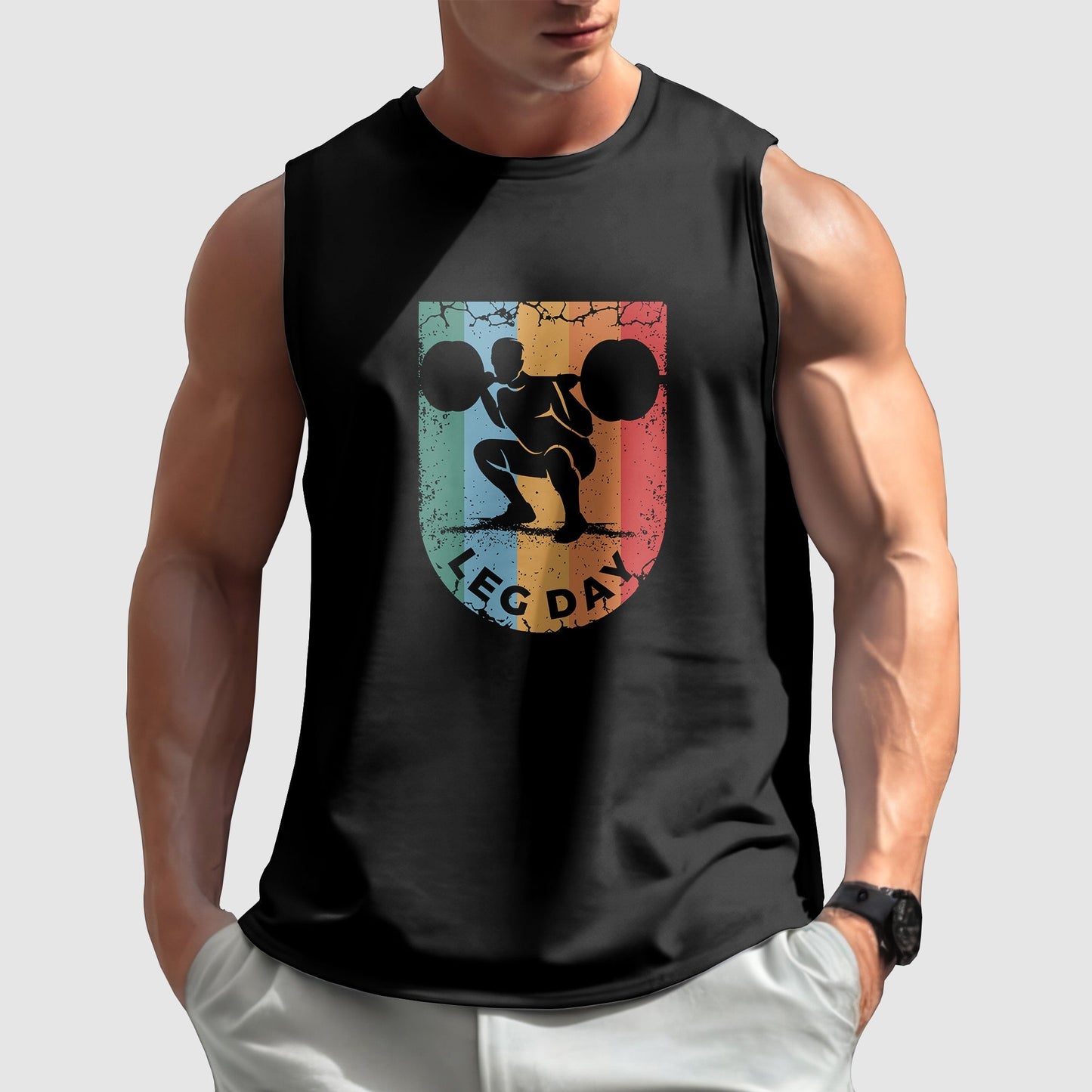 Gym-Ready Round Neck Tank Top- TT00622