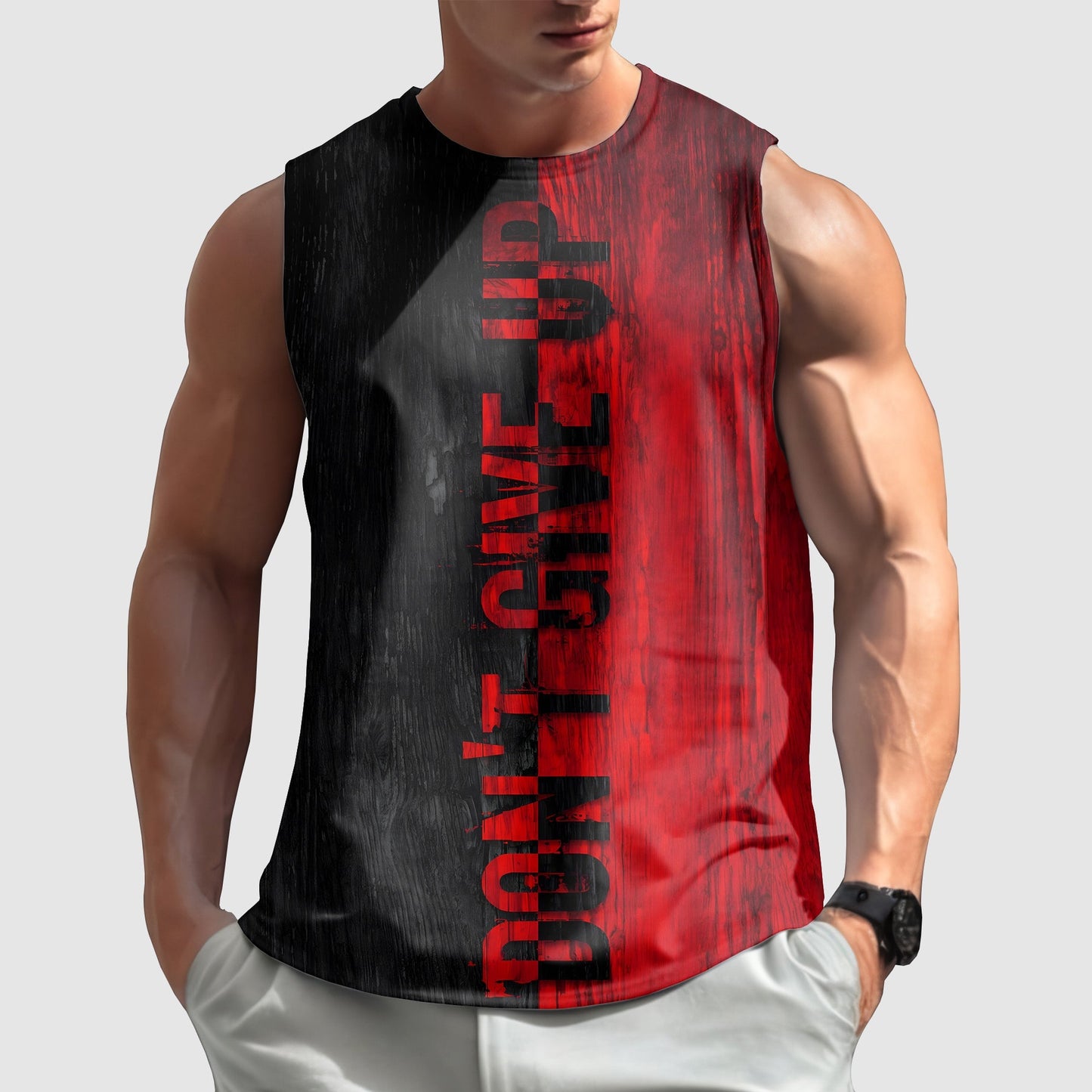 Gym-Ready Round Neck Tank Top- TT00629