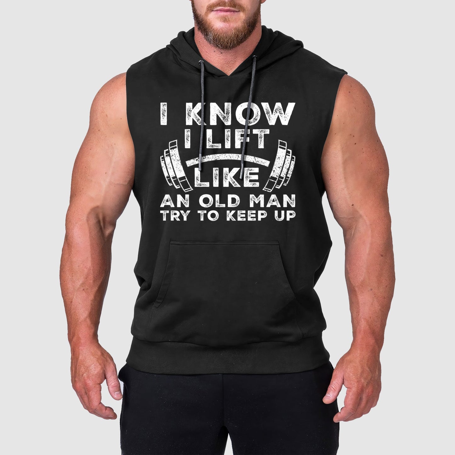 Ultimate Gym Sleeveless Hoodie for Men: Stay Cool and Comfy During Intense Workouts- TT00656