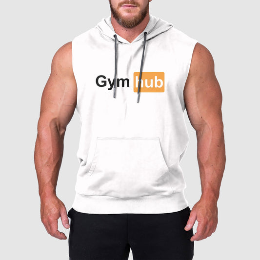 Ultimate Gym Sleeveless Hoodie for Men: Stay Cool and Comfy During Intense Workouts- TT00666