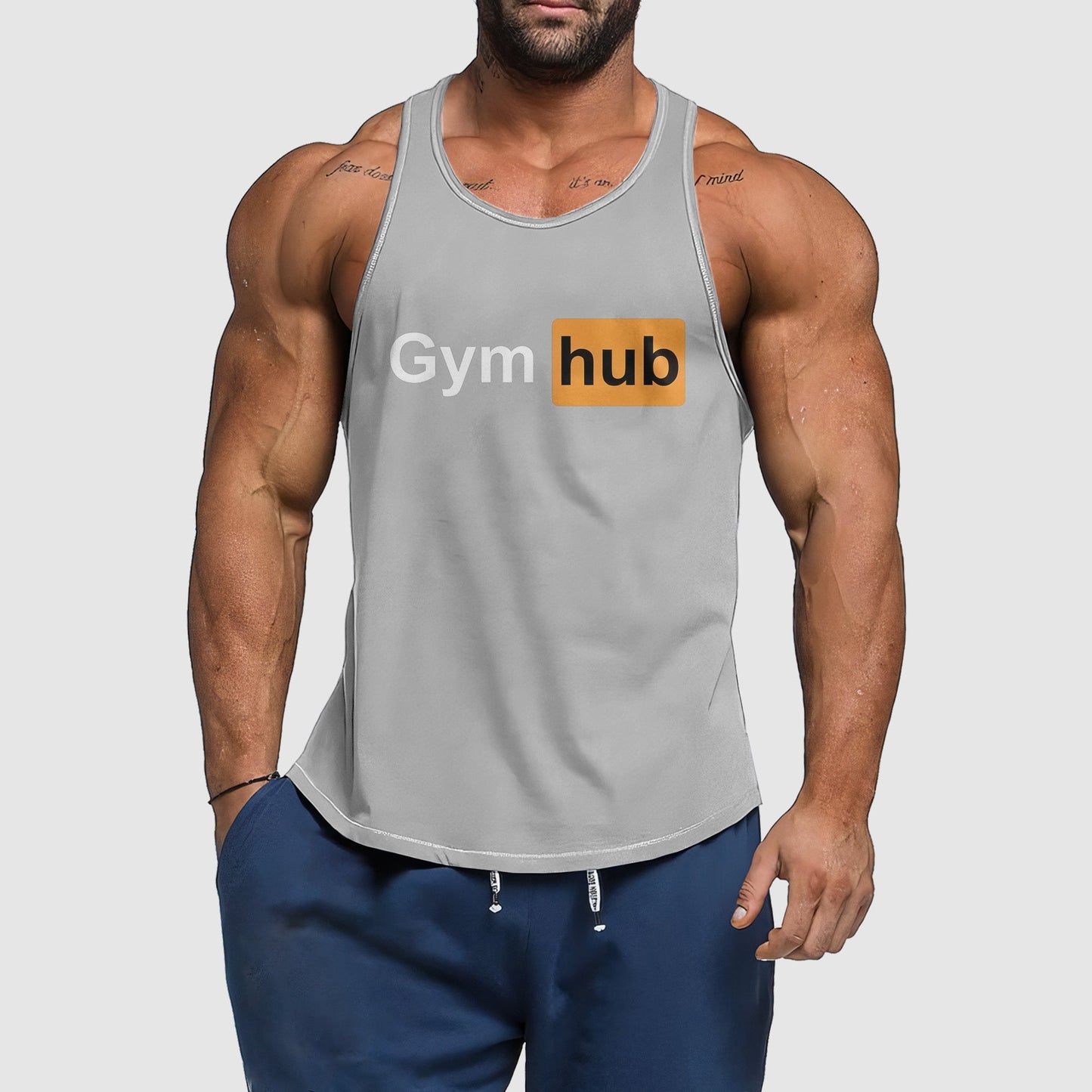 Ultimate Gym Tank Top for Men: Stay Cool and Comfy During Intense Workouts- TT00668