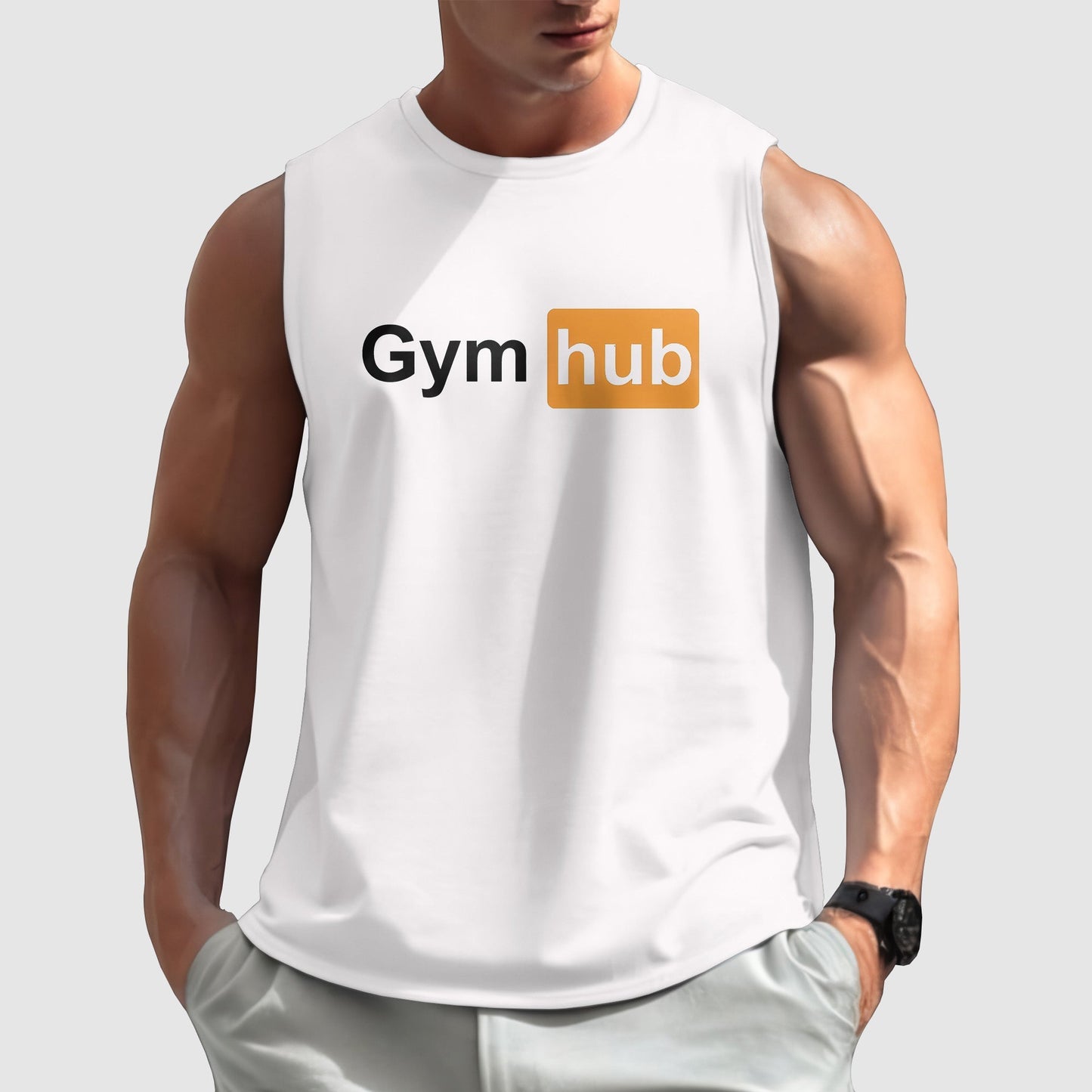 Gym-Ready Round Neck Tank Top- TT00669