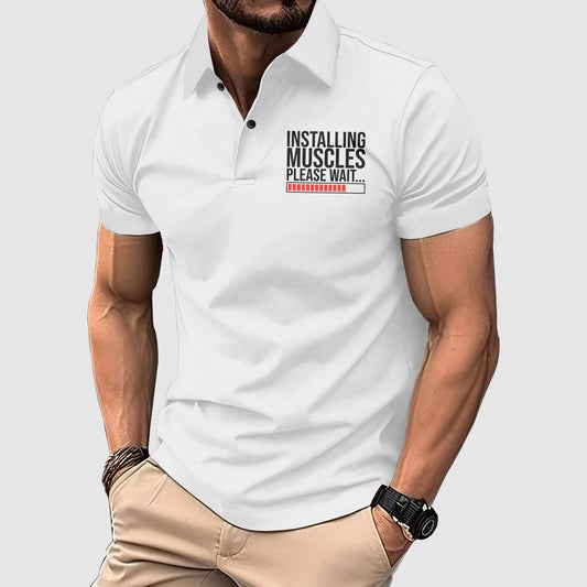 FlexFit Gym Polo Shirt: Performance & Style in Motion- TT00693