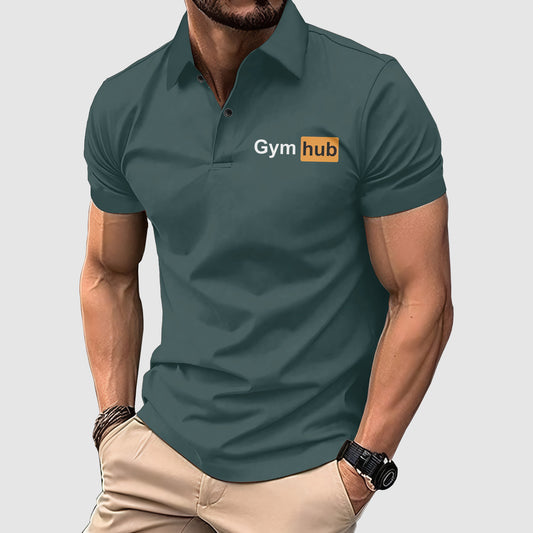 FlexFit Gym Polo Shirt: Performance & Style in Motion- TT00699