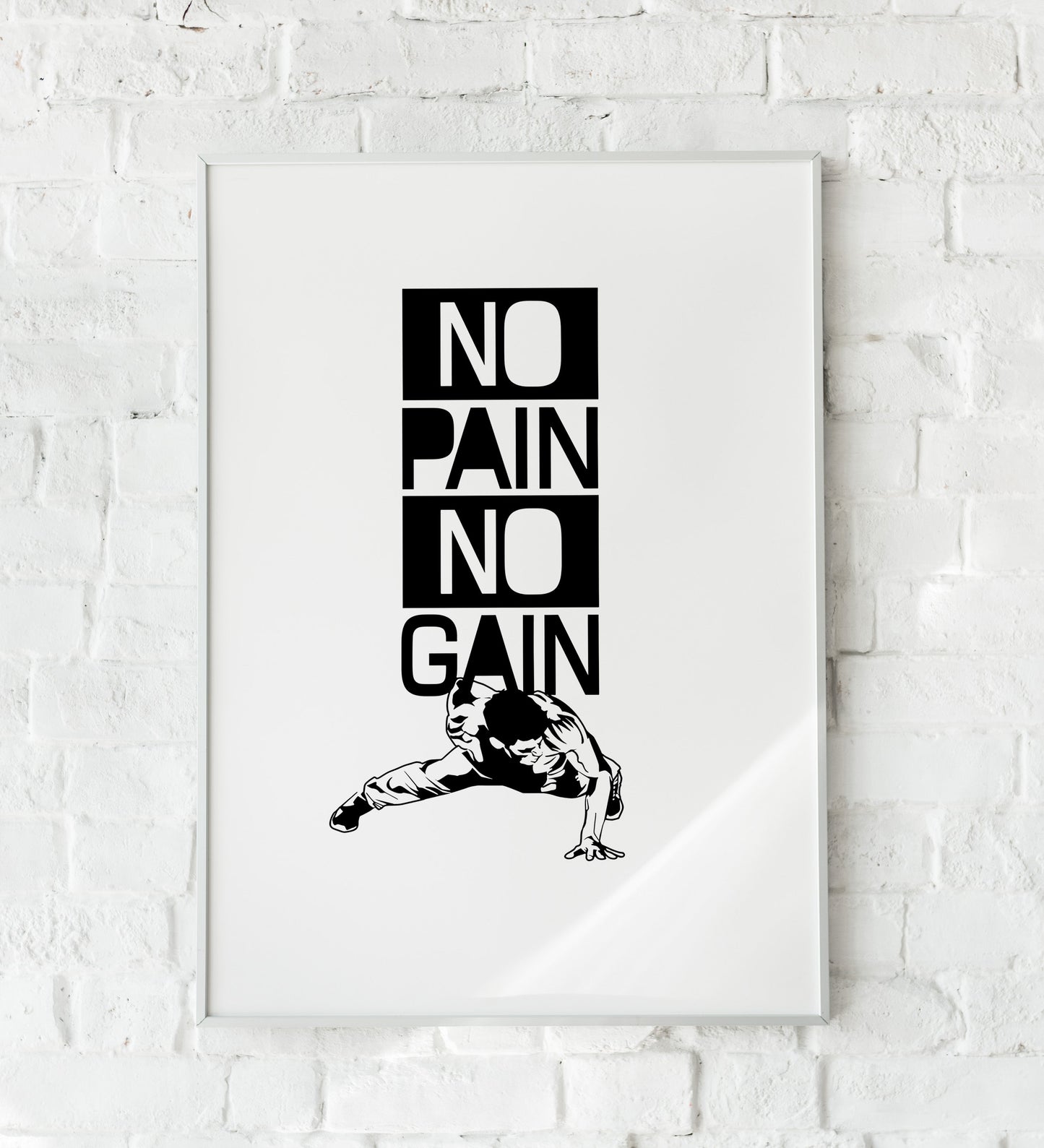 Motivational Gym Canvas Poster- TT00838