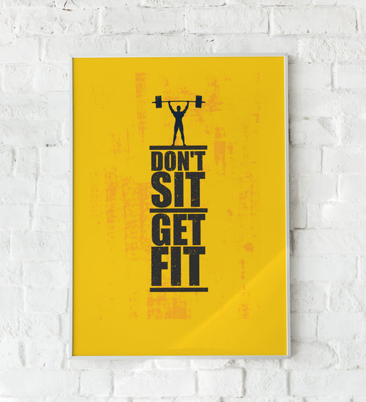 Motivational Gym Canvas Poster- TT00842