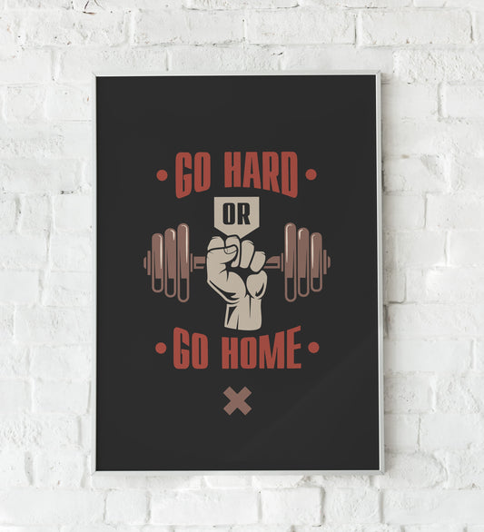 Motivational Gym Canvas Poster- TT00850