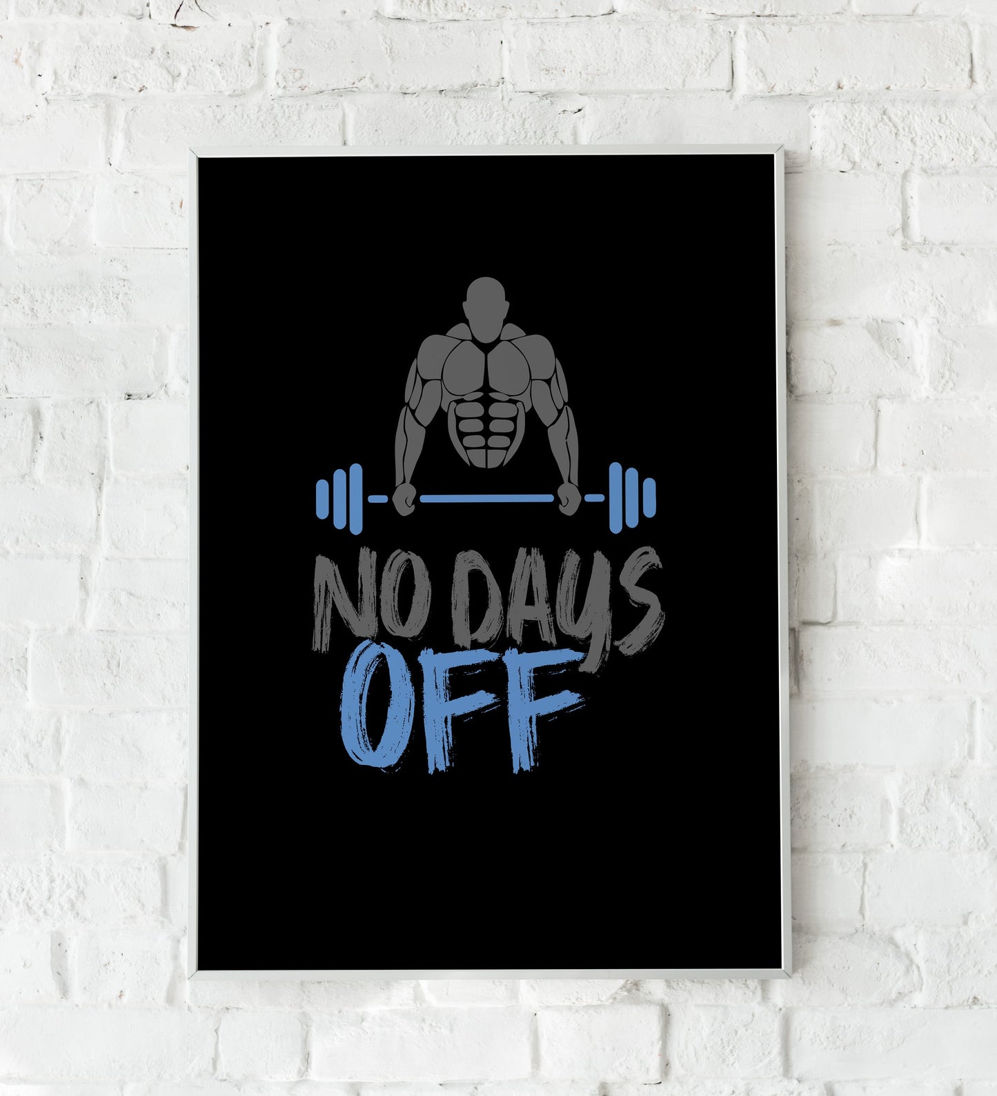 Motivational Gym Canvas Poster- TT00861