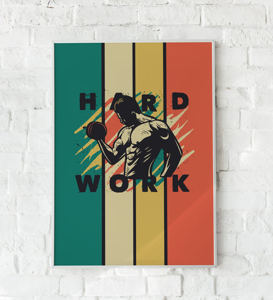 Motivational Gym Canvas Poster- TT00876