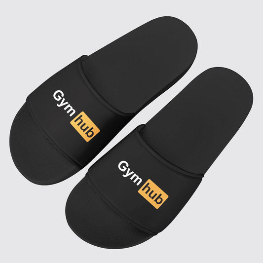 PU Leather Slippers with PVC Sole: Gym Lovers- TT00882