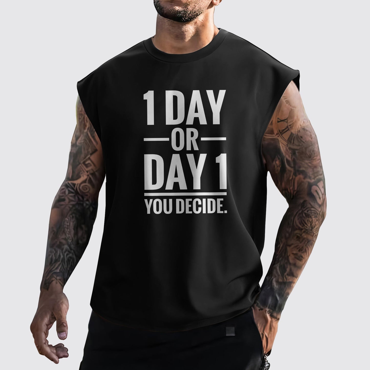 MuscleMax Cut-Off Tank- TT01006