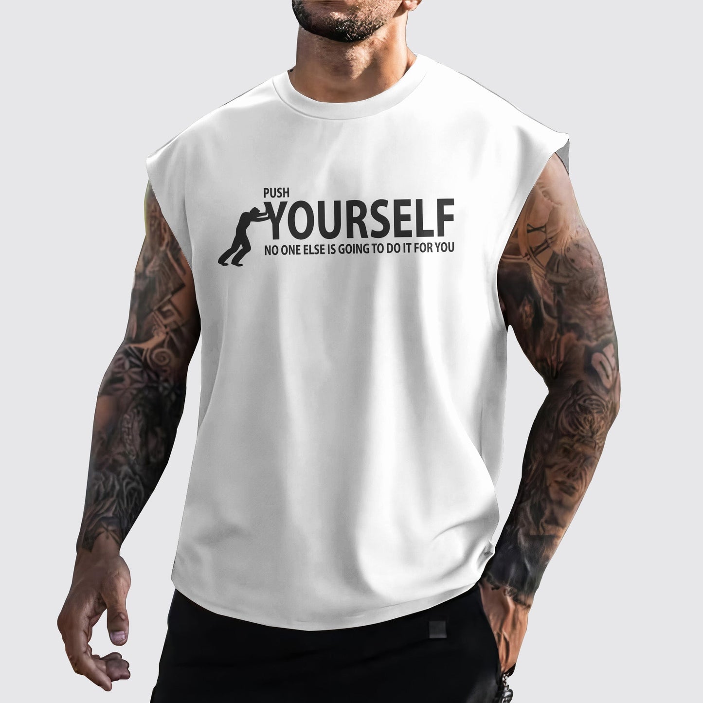 MuscleMax Cut-Off Tank- TT01011