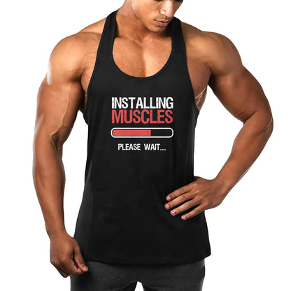 Customizable Bodybuilding Racerback Tank Top- TT01186