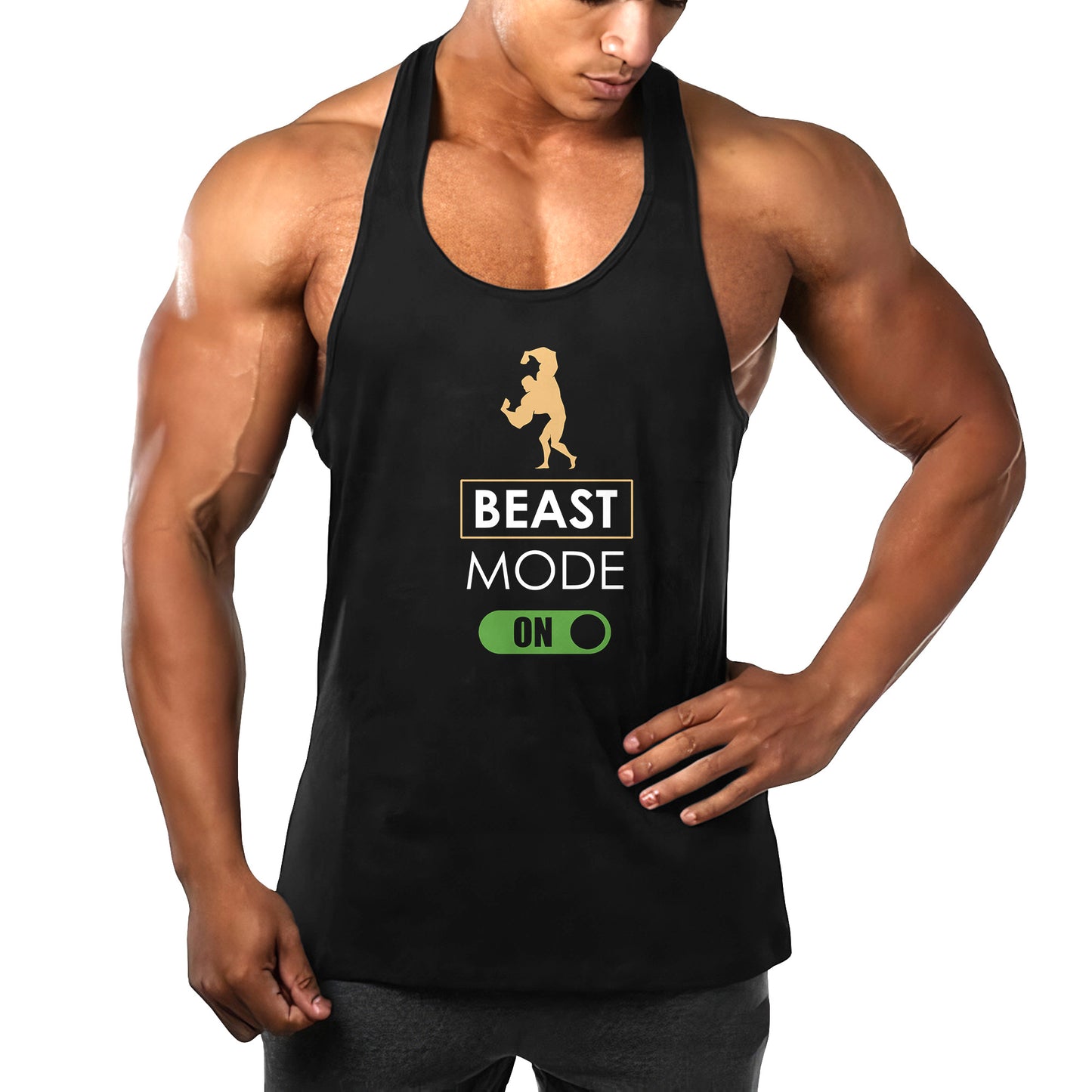 Customizable Bodybuilding Racerback Tank Top- TT01188