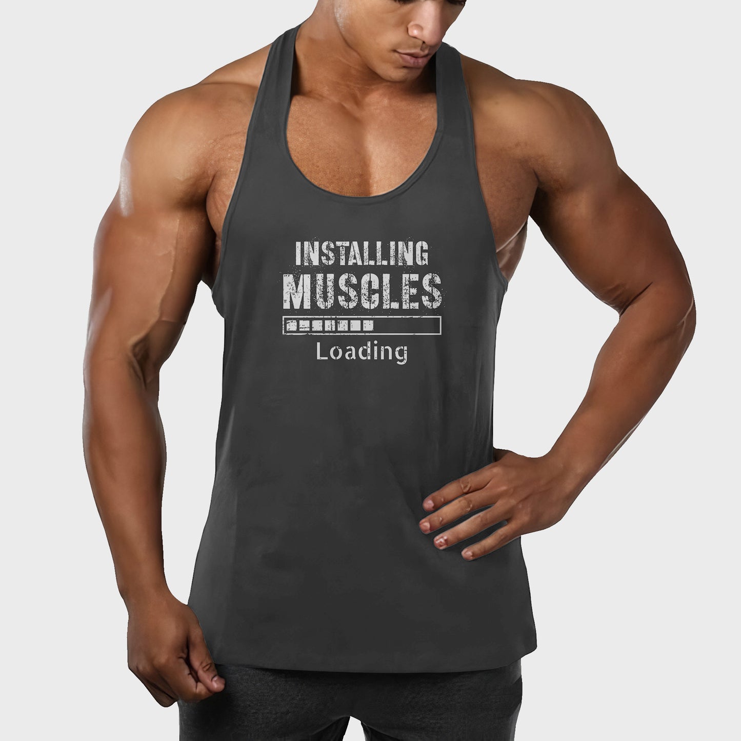 Customizable Bodybuilding Racerback Tank Top- TT01192