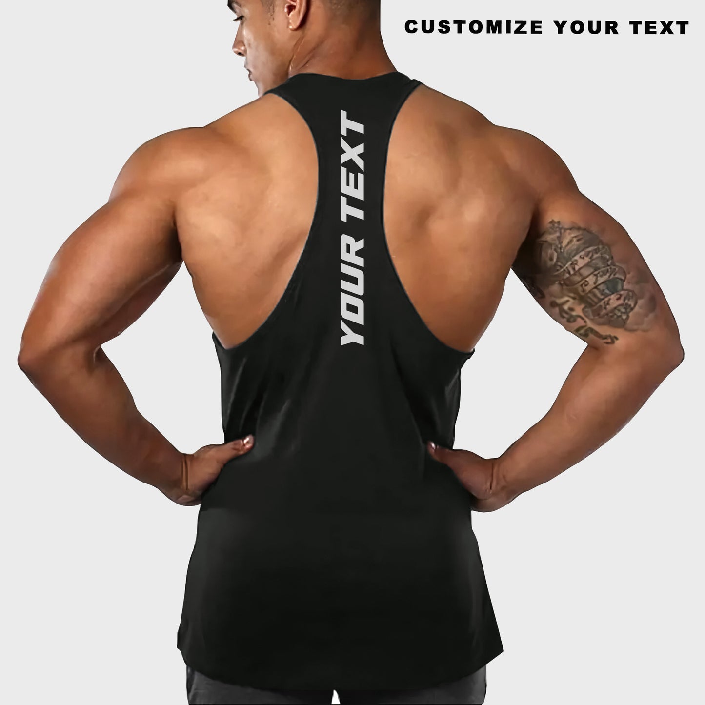 Customizable Bodybuilding Racerback Tank Top- TT01194