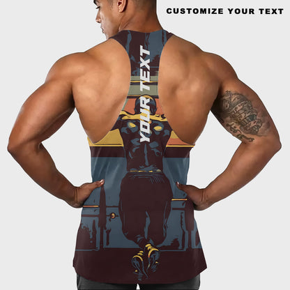 Customizable Bodybuilding Racerback Tank Top- TT01197