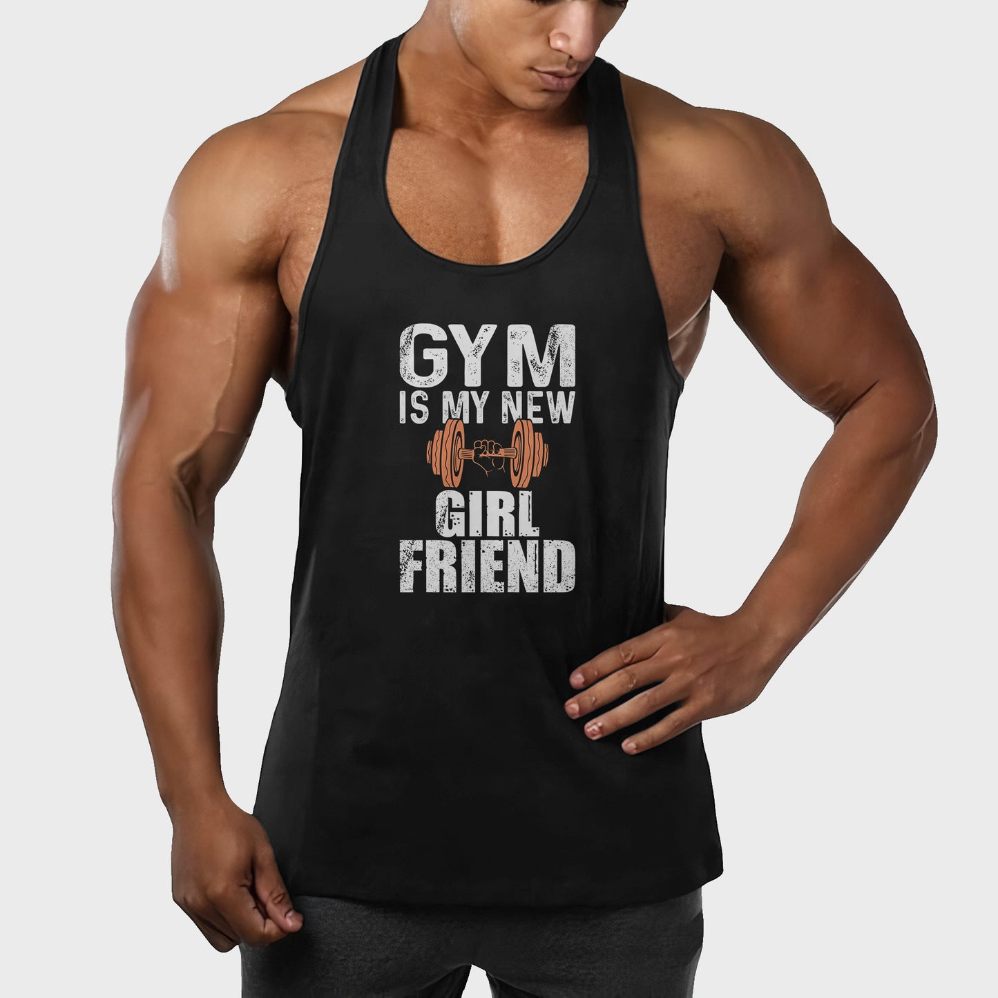 Customizable Bodybuilding Racerback Tank Top- TT01201