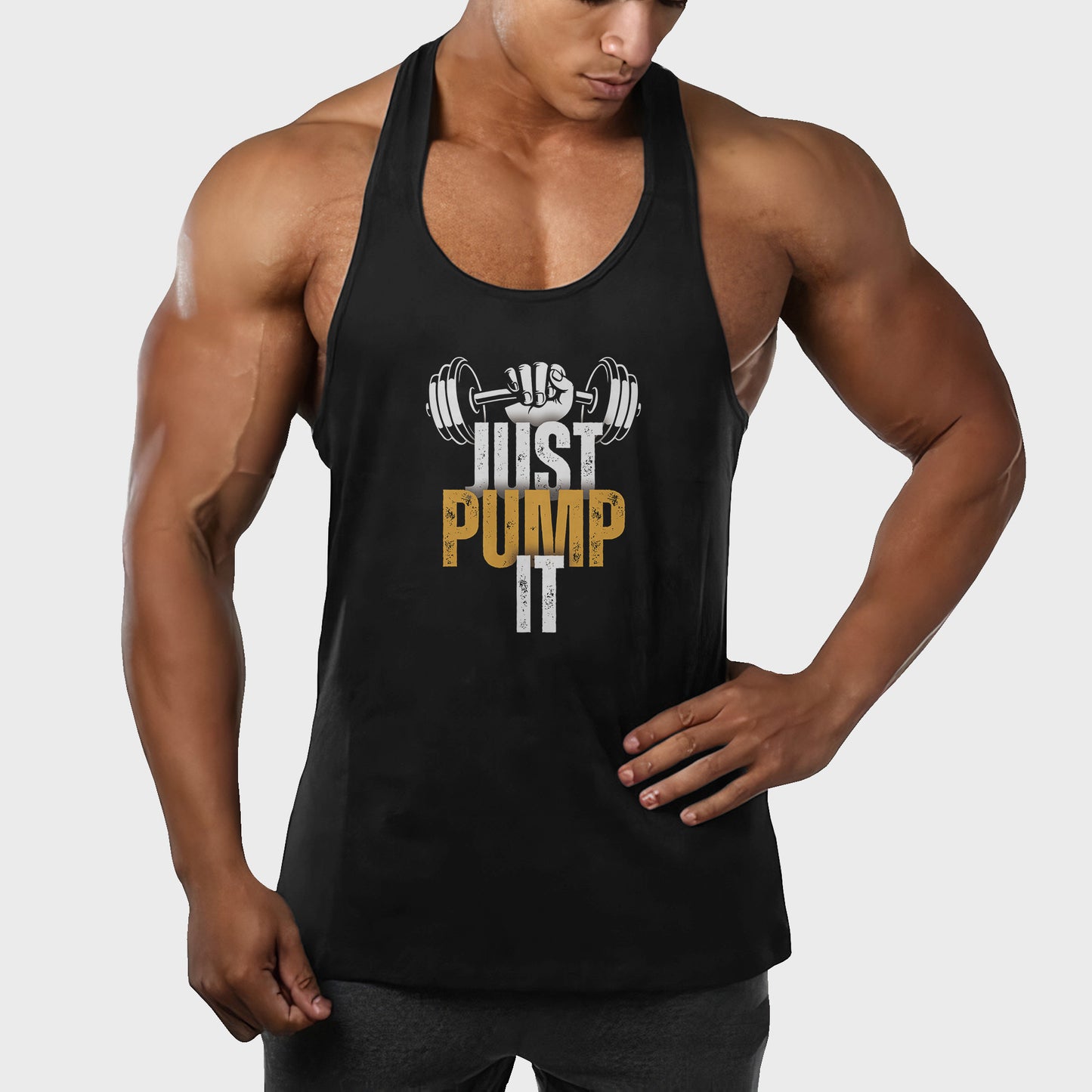 Customizable Bodybuilding Racerback Tank Top- TT01202