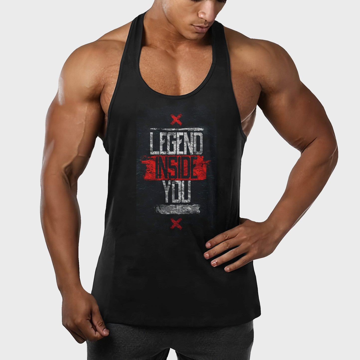 Customizable Bodybuilding Racerback Tank Top- TT01210