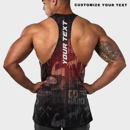 Customizable Bodybuilding Racerback Tank Top- TT01211