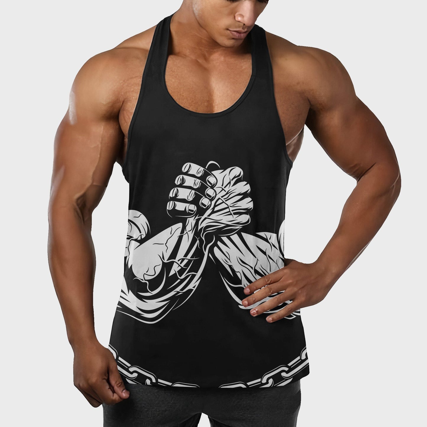 Customizable Bodybuilding Racerback Tank Top- TT01214