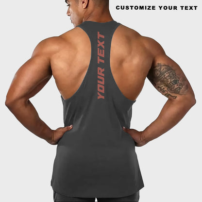 Customizable Bodybuilding Racerback Tank Top- TT01217