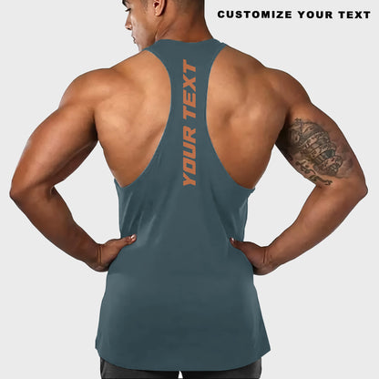 Customizable Bodybuilding Racerback Tank Top- TT01218